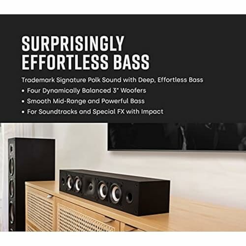 Polk Audio speaker setup with effortless bass